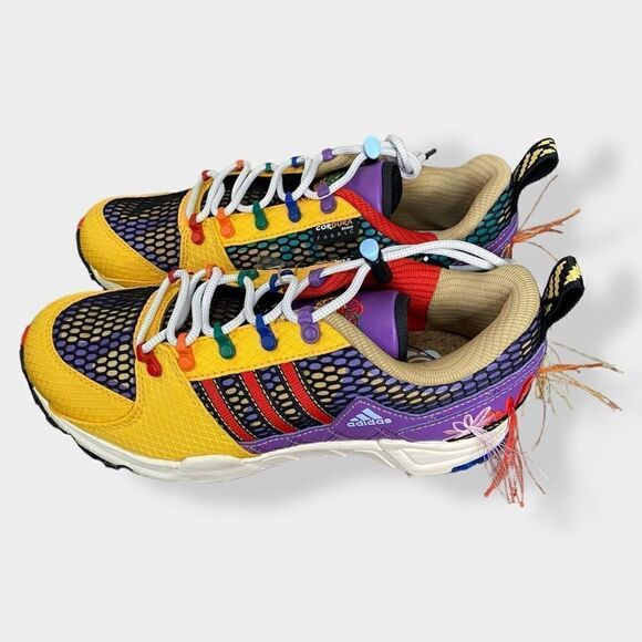 Adidas x Sean Wotherspoon EQT Support 93 Bold Gold/ Purple GX3893 Mens size 5 - Picture 2 of 11